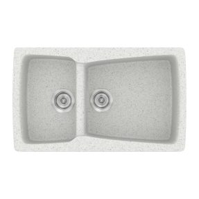 Νεροχύτης Κουζίνας Sanitec Classic 320-01 Granite White 79x50cm Νεροχύτης Κουζίνας Sanitec Classic 320-01 Granite White 79x50cm
