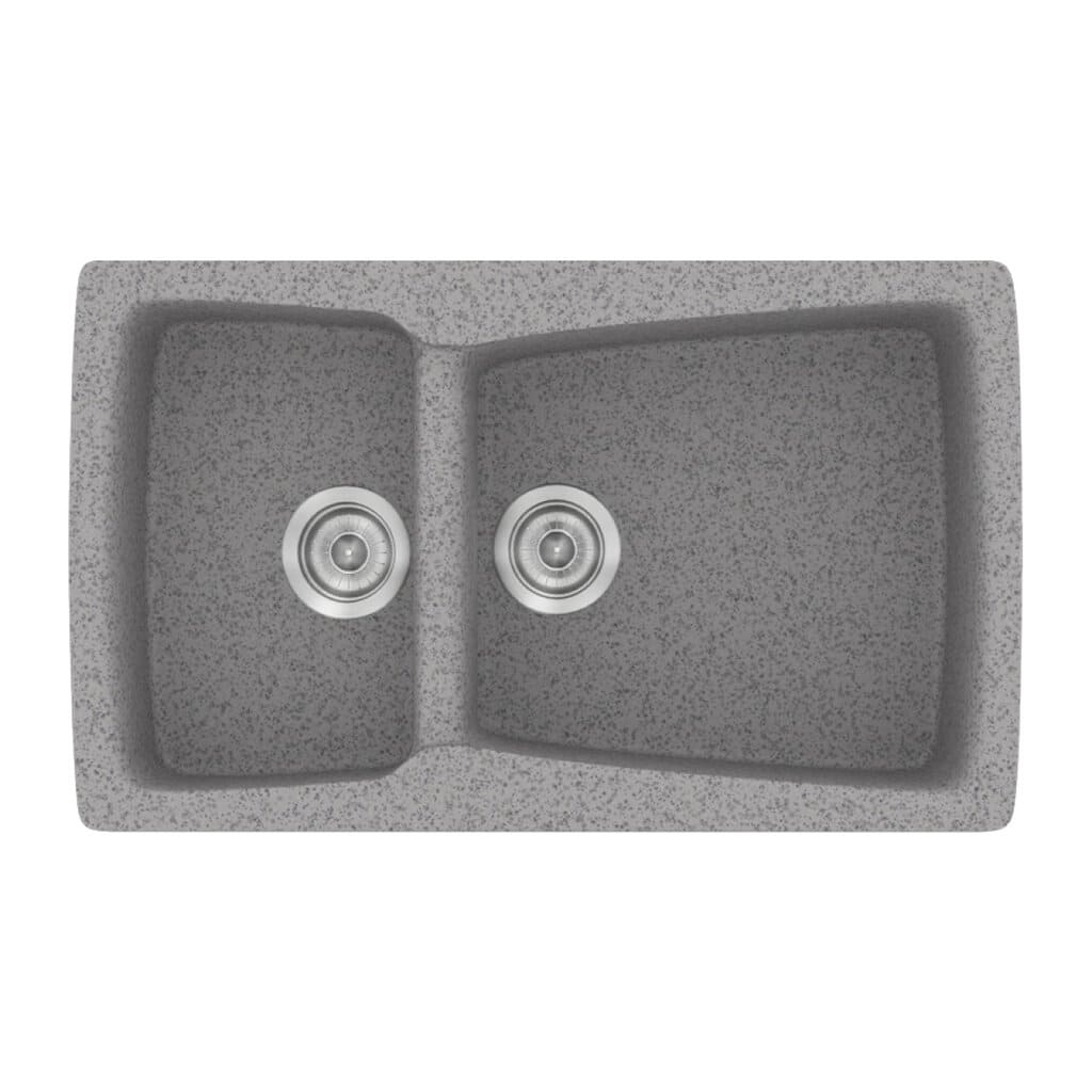 Νεροχύτης Κουζίνας Sanitec Classic 320-04 Granite Grey 79x50cm Νεροχύτης Κουζίνας Sanitec Classic 320-04 Granite Grey 79x50cm