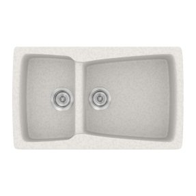 Νεροχύτης Κουζίνας Sanitec Classic 320-14 Metallic Ice 79x50cm Νεροχύτης Κουζίνας Sanitec Classic 320-14 Metallic Ice 79x50cm