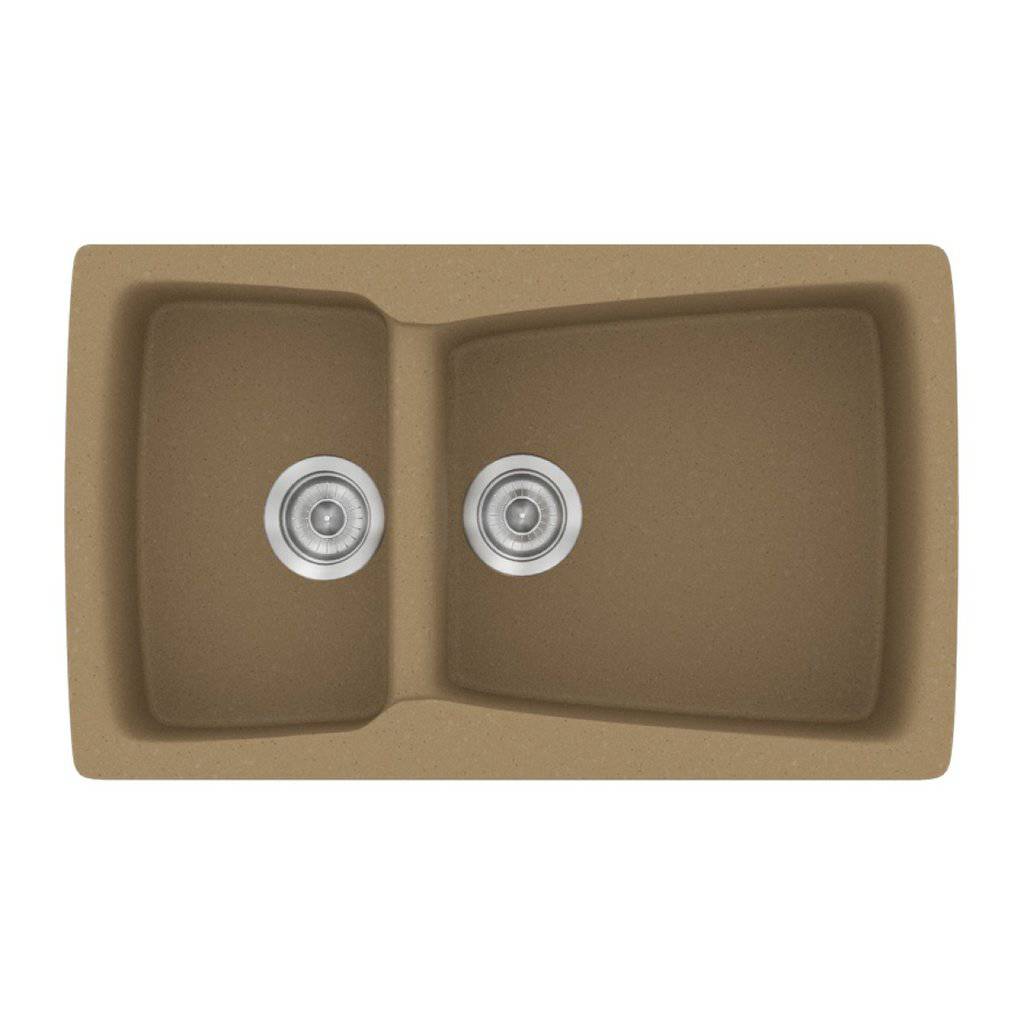 Νεροχύτης Κουζίνας Sanitec Classic 320-16 Metallic Coffee 79x50cm Νεροχύτης Κουζίνας Sanitec Classic 320-16 Metallic Coffee 79x50cm