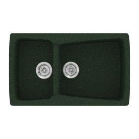 Νεροχύτης Κουζίνας Sanitec Classic 320-19 Granite Green 79x50cm Νεροχύτης Κουζίνας Sanitec Classic 320-19 Granite Green 79x50cm