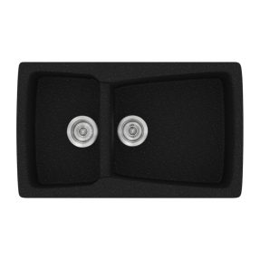 Νεροχύτης Κουζίνας Sanitec Classic 320-22 Metallic Space 79x50cm Νεροχύτης Κουζίνας Sanitec Classic 320-22 Metallic Space 79x50cm