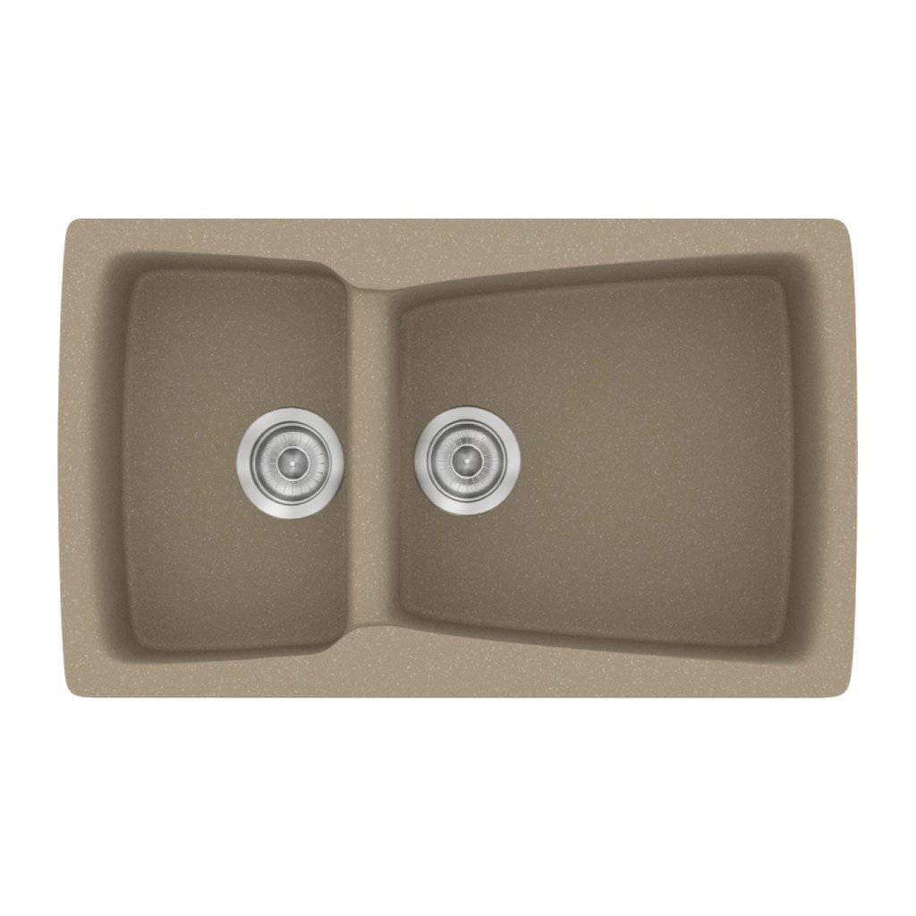 Νεροχύτης Κουζίνας Sanitec Classic 320-42 Granite Taupe 79x50cm Νεροχύτης Κουζίνας Sanitec Classic 320-42 Granite Taupe 79x50cm