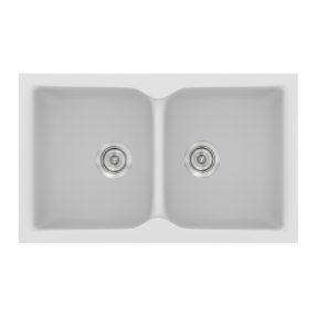 Νεροχύτης Κουζίνας Sanitec Classic 322-00 White 81x50cm Νεροχύτης Κουζίνας Sanitec Classic 322-00 White 81x50cm