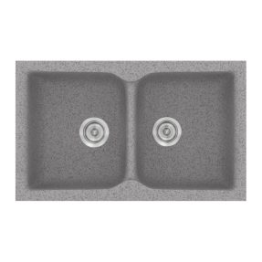 Νεροχύτης Κουζίνας Sanitec Classic 322-04 Granite Grey 81x50cm Νεροχύτης Κουζίνας Sanitec Classic 322-04 Granite Grey 81x50cm