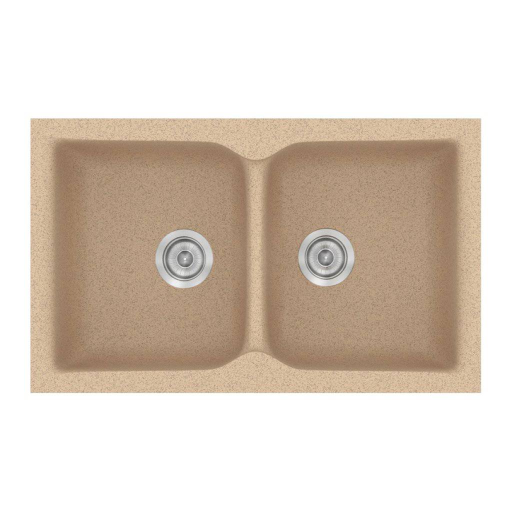 Νεροχύτης Κουζίνας Sanitec Classic 322-10 Granite Beige 81x50cm Νεροχύτης Κουζίνας Sanitec Classic 322-10 Granite Beige 81x50cm