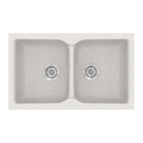 Νεροχύτης Κουζίνας Sanitec Classic 322-14 Metallic Ice 81x50cm Νεροχύτης Κουζίνας Sanitec Classic 322-14 Metallic Ice 81x50cm