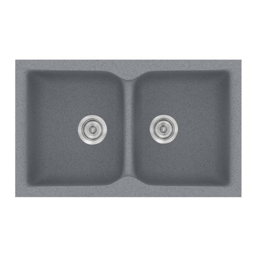 Νεροχύτης Κουζίνας Sanitec Classic 322-17 Metallic Silver 81x50cm Νεροχύτης Κουζίνας Sanitec Classic 322-17 Metallic Silver 81x50cm