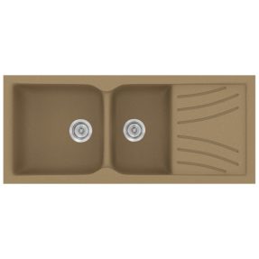 Νεροχύτης Κουζίνας Sanitec Classic 323-16 Metallic Coffee 115x50cm Νεροχύτης Κουζίνας Sanitec Classic 323-16 Metallic Coffee 115x50cm