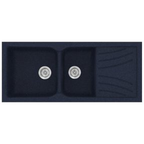 Νεροχύτης Κουζίνας Sanitec Classic 323-18 Granite Blue 115x50cm Νεροχύτης Κουζίνας Sanitec Classic 323-18 Granite Blue 115x50cm
