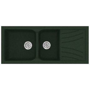 Νεροχύτης Κουζίνας Sanitec Classic 323-19 Granite Green 115x50cm Νεροχύτης Κουζίνας Sanitec Classic 323-19 Granite Green 115x50cm