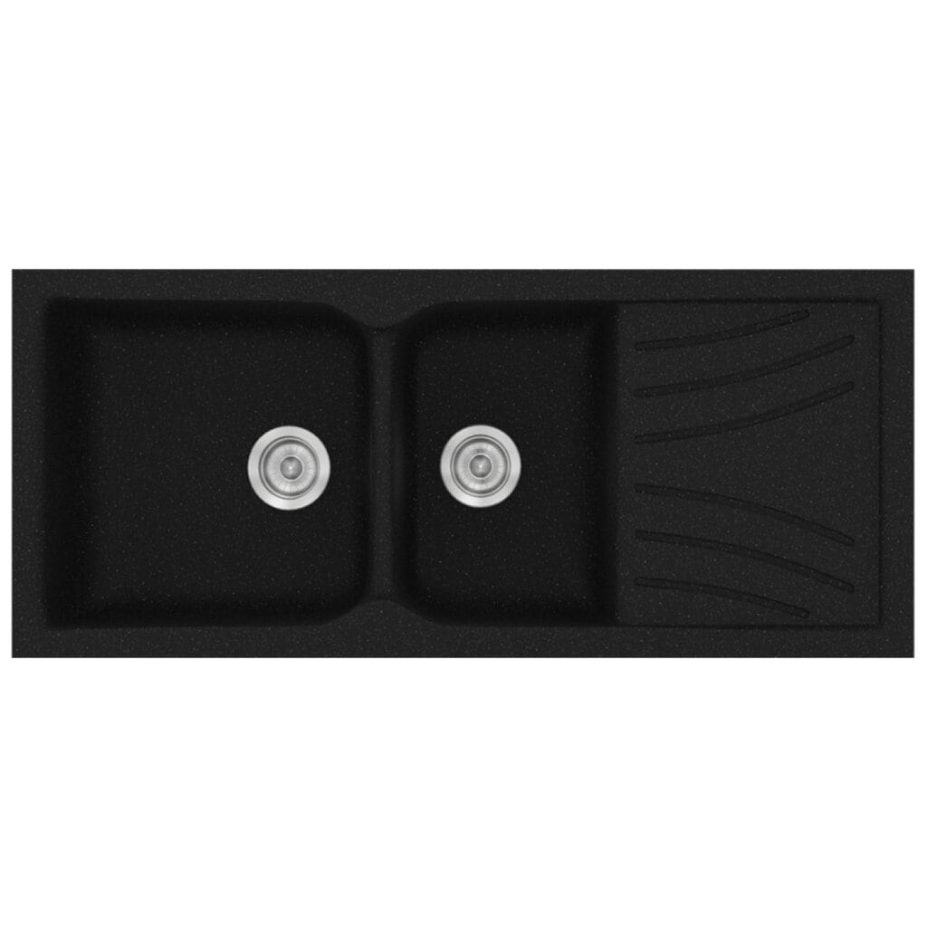 Νεροχύτης Κουζίνας Sanitec Classic 323-22 Metallic Space 115x50cm Νεροχύτης Κουζίνας Sanitec Classic 323-22 Metallic Space 115x50cm