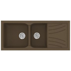 Νεροχύτης Κουζίνας Sanitec Classic 323-41 Granite Rust 115x50cm Νεροχύτης Κουζίνας Sanitec Classic 323-41 Granite Rust 115x50cm