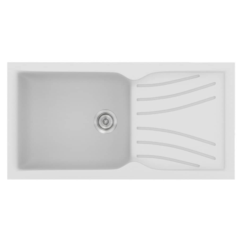 Νεροχύτης Κουζίνας Sanitec Classic 324-00 White 100x50cm Νεροχύτης Κουζίνας Sanitec Classic 324-00 White 100x50cm