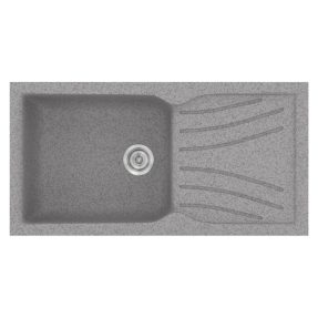 Νεροχύτης Κουζίνας Sanitec Classic 324-04 Granite Grey 100x50cm Νεροχύτης Κουζίνας Sanitec Classic 324-04 Granite Grey 100x50cm