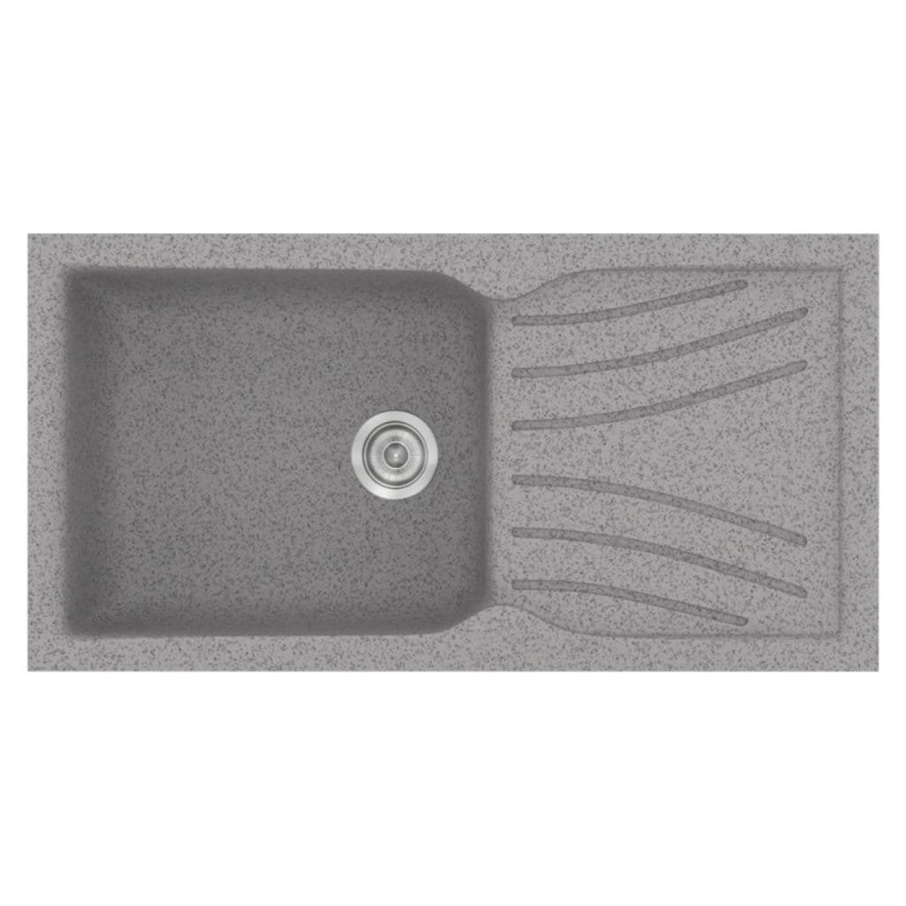 Νεροχύτης Κουζίνας Sanitec Classic 324-04 Granite Grey 100x50cm Νεροχύτης Κουζίνας Sanitec Classic 324-04 Granite Grey 100x50cm