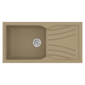 Νεροχύτης Κουζίνας Sanitec Classic 324-15 Metallic Cream 100x50cm Νεροχύτης Κουζίνας Sanitec Classic 324-15 Metallic Cream 100x50cm