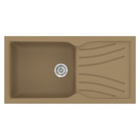 Νεροχύτης Κουζίνας Sanitec Classic 324-16 Metallic Coffee 100x50cm Νεροχύτης Κουζίνας Sanitec Classic 324-16 Metallic Coffee 100x50cm