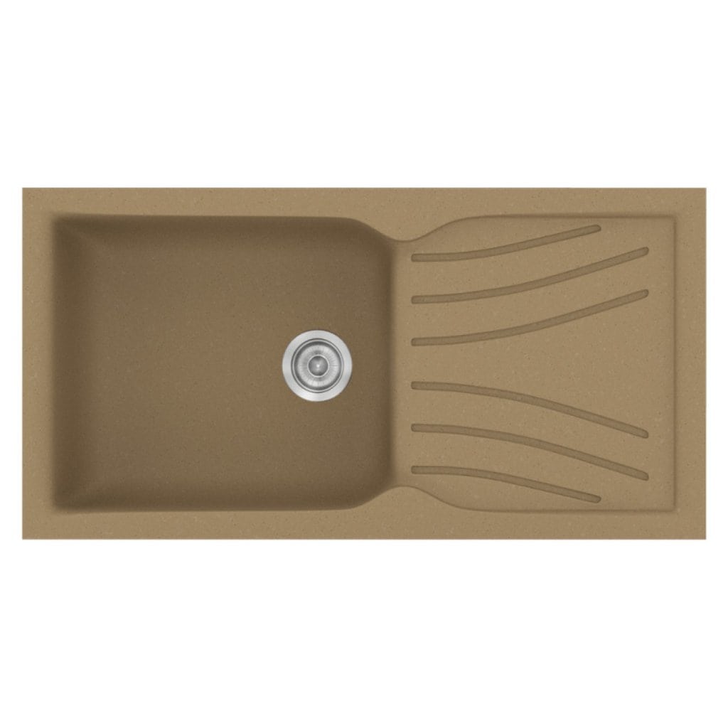 Νεροχύτης Κουζίνας Sanitec Classic 324-16 Metallic Coffee 100x50cm Νεροχύτης Κουζίνας Sanitec Classic 324-16 Metallic Coffee 100x50cm