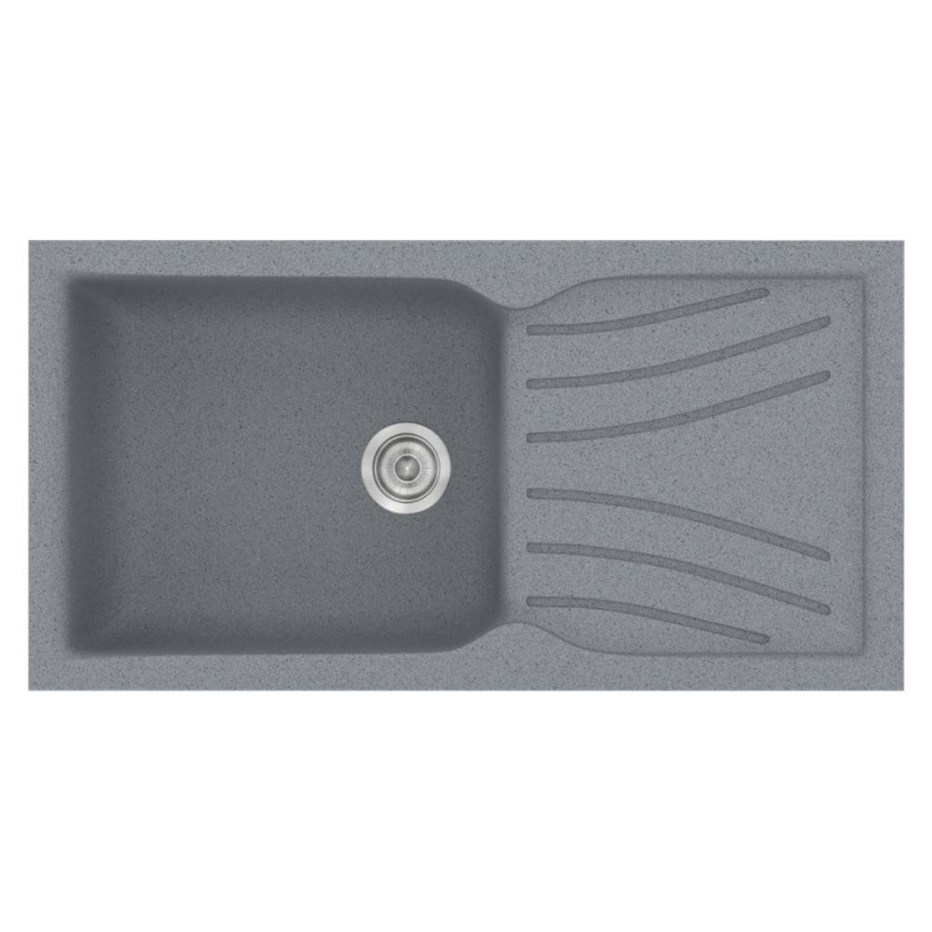 Νεροχύτης Κουζίνας Sanitec Classic 324-17 Metallic Silver 100x50cm Νεροχύτης Κουζίνας Sanitec Classic 324-17 Metallic Silver 100x50cm