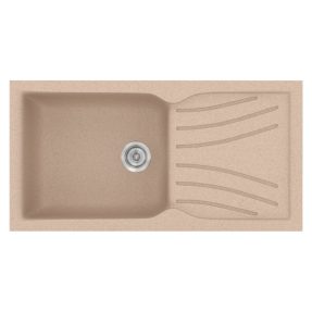 Νεροχύτης Κουζίνας Sanitec Classic 324-21 Granite Sand 100x50cm Νεροχύτης Κουζίνας Sanitec Classic 324-21 Granite Sand 100x50cm
