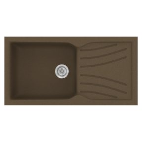 Νεροχύτης Κουζίνας Sanitec Classic 324-41 Granite Rust 100x50cm Νεροχύτης Κουζίνας Sanitec Classic 324-41 Granite Rust 100x50cm