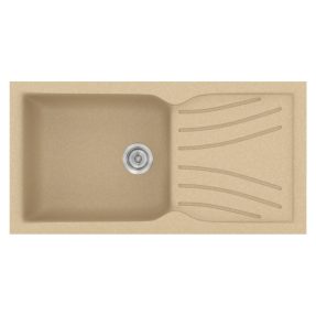 Νεροχύτης Κουζίνας Sanitec Classic 324-45 Granite Cappucino 100x50cm Νεροχύτης Κουζίνας Sanitec Classic 324-45 Granite Cappucino 100x50cm