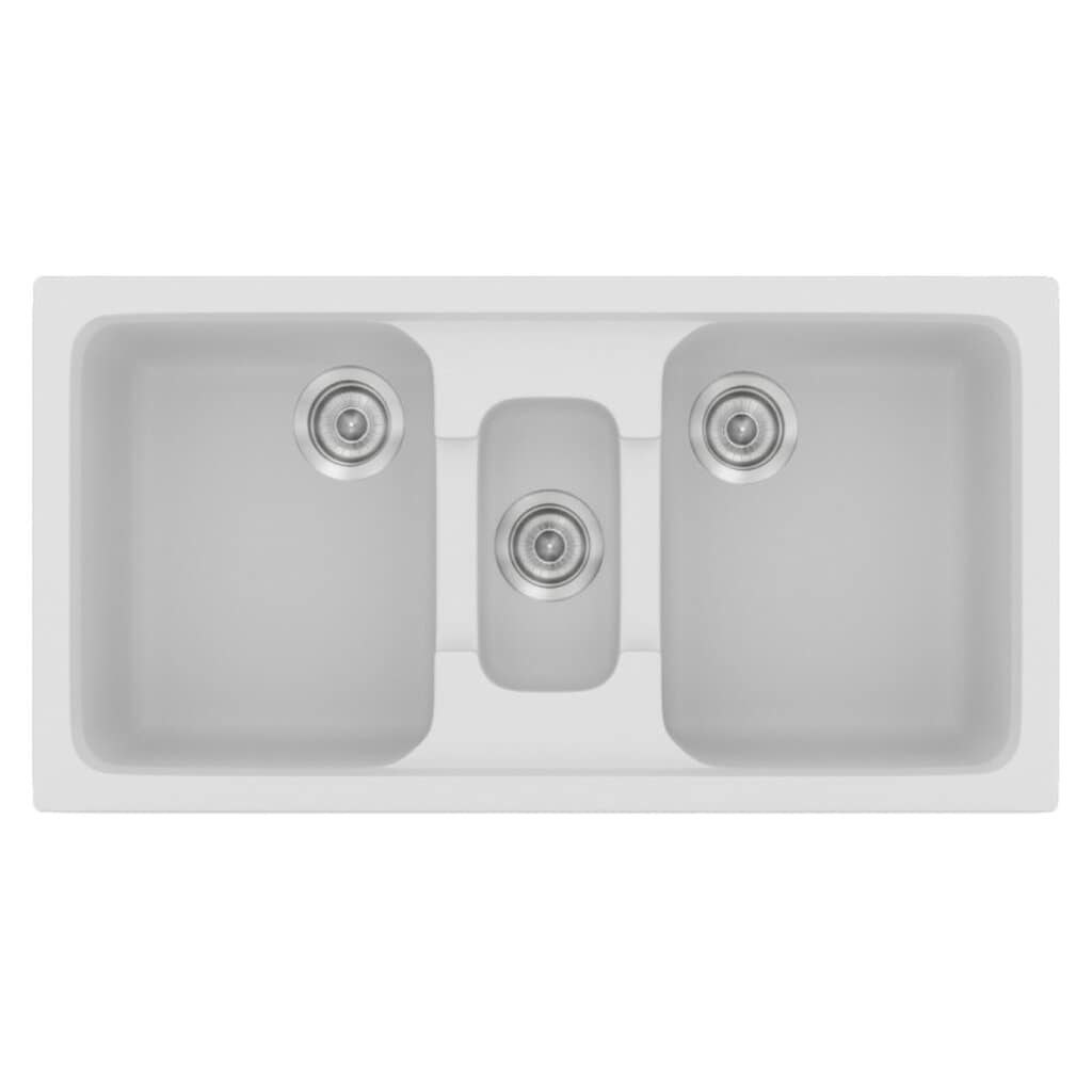 Νεροχύτης Κουζίνας Sanitec Classic 325-00 White 97x51cm Νεροχύτης Κουζίνας Sanitec Classic 325-00 White 97x51cm