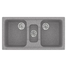 Νεροχύτης Κουζίνας Sanitec Classic 325-04 Granite Grey 97x51cm Νεροχύτης Κουζίνας Sanitec Classic 325-04 Granite Grey 97x51cm