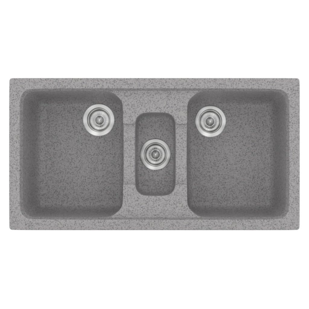 Νεροχύτης Κουζίνας Sanitec Classic 325-04 Granite Grey 97x51cm Νεροχύτης Κουζίνας Sanitec Classic 325-04 Granite Grey 97x51cm