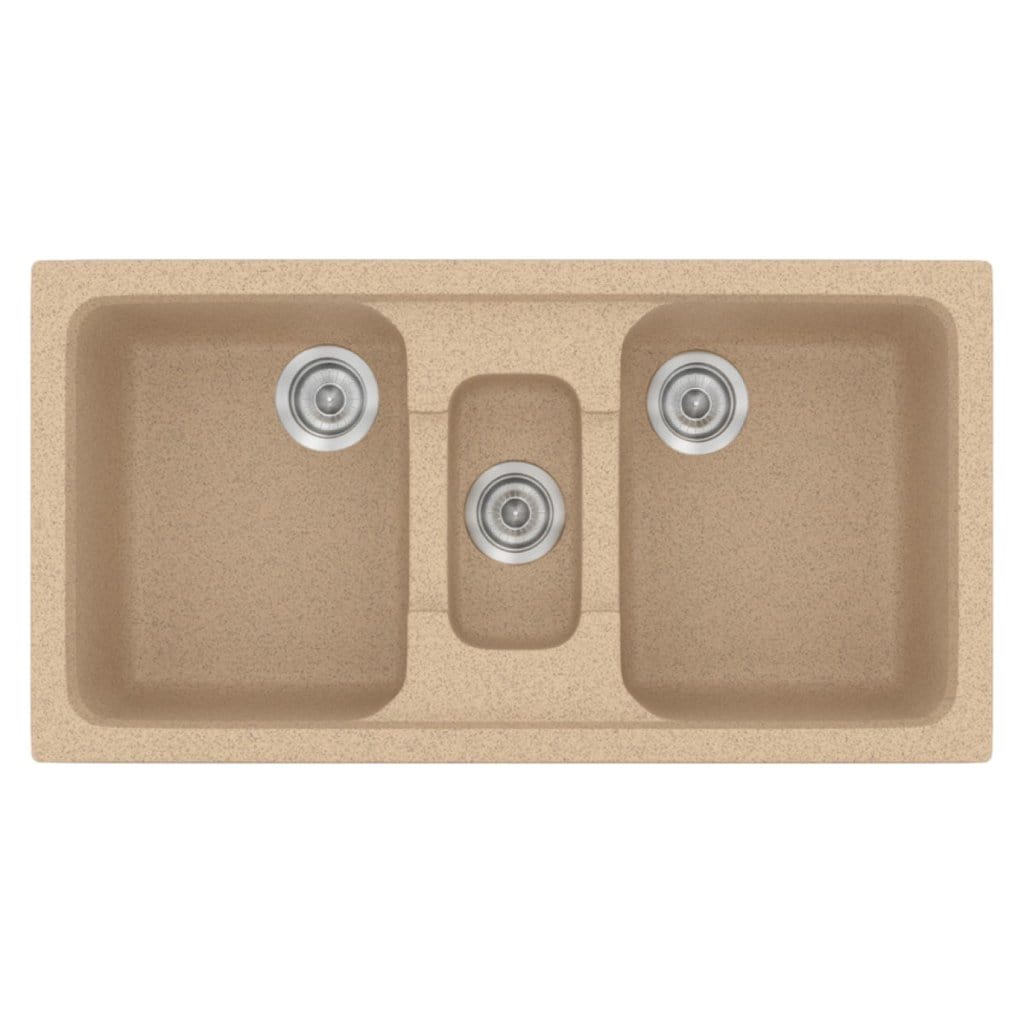 Νεροχύτης Κουζίνας Sanitec Classic 325-10 Granite Beige 97x51cm Νεροχύτης Κουζίνας Sanitec Classic 325-10 Granite Beige 97x51cm