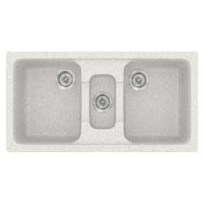 Νεροχύτης Κουζίνας Sanitec Classic 325-14 Metallic Ice 97x51cm Νεροχύτης Κουζίνας Sanitec Classic 325-14 Metallic Ice 97x51cm