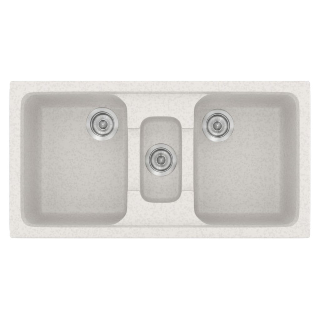 Νεροχύτης Κουζίνας Sanitec Classic 325-14 Metallic Ice 97x51cm Νεροχύτης Κουζίνας Sanitec Classic 325-14 Metallic Ice 97x51cm