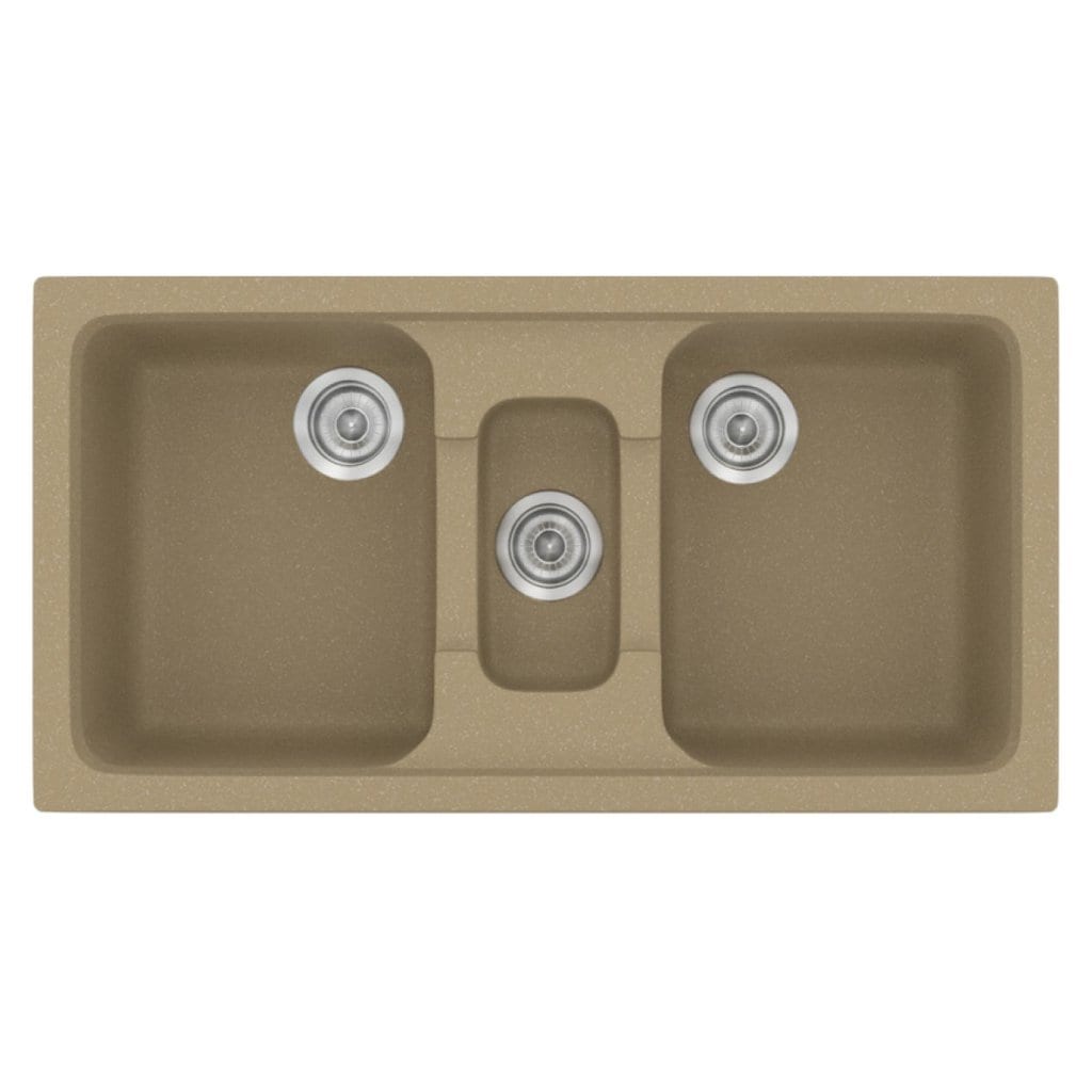 Νεροχύτης Κουζίνας Sanitec Classic 325-15 Metallic Cream 97x51cm Νεροχύτης Κουζίνας Sanitec Classic 325-15 Metallic Cream 97x51cm