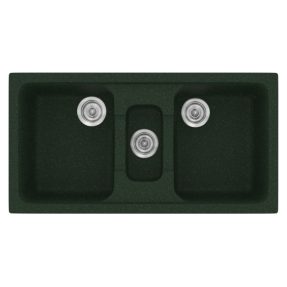 Νεροχύτης Κουζίνας Sanitec Classic 325-19 Granite Green 97x51cm Νεροχύτης Κουζίνας Sanitec Classic 325-19 Granite Green 97x51cm