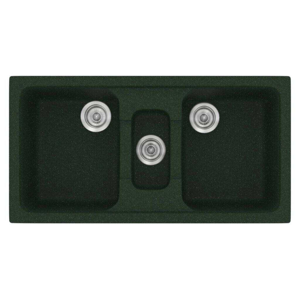 Νεροχύτης Κουζίνας Sanitec Classic 325-19 Granite Green 97x51cm Νεροχύτης Κουζίνας Sanitec Classic 325-19 Granite Green 97x51cm
