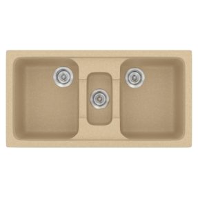Νεροχύτης Κουζίνας Sanitec Classic 325-45 Granite Cappucino 97x51cm Νεροχύτης Κουζίνας Sanitec Classic 325-45 Granite Cappucino 97x51cm