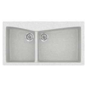 Νεροχύτης Κουζίνας Sanitec Classic 326-01 Granite White 93x51cm Νεροχύτης Κουζίνας Sanitec Classic 326-01 Granite White 93x51cm
