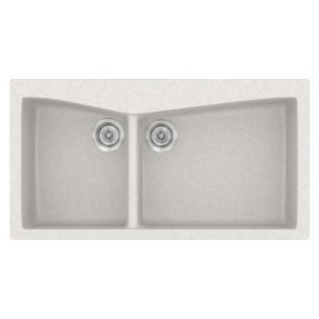 Νεροχύτης Κουζίνας Sanitec Classic 326-14 Metallic Ice 93x51cm Νεροχύτης Κουζίνας Sanitec Classic 326-14 Metallic Ice 93x51cm