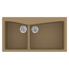 Νεροχύτης Κουζίνας Sanitec Classic 326-16 Metallic Coffee 93x51cm Νεροχύτης Κουζίνας Sanitec Classic 326-16 Metallic Coffee 93x51cm