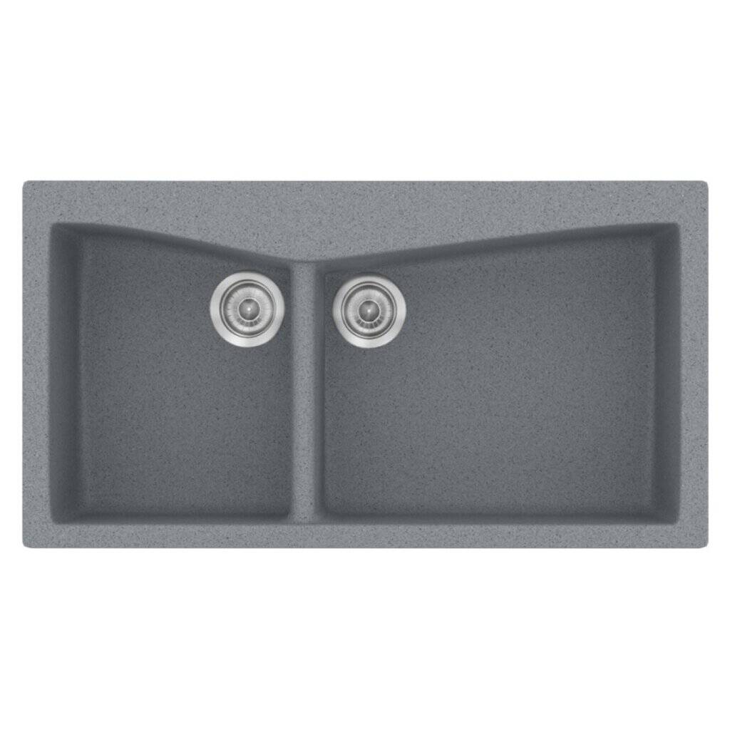 Νεροχύτης Κουζίνας Sanitec Classic 326-17 Metallic Silver 93x51cm Νεροχύτης Κουζίνας Sanitec Classic 326-17 Metallic Silver 93x51cm