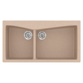Νεροχύτης Κουζίνας Sanitec Classic 326-21 Granite Sand 93x51cm Νεροχύτης Κουζίνας Sanitec Classic 326-21 Granite Sand 93x51cm