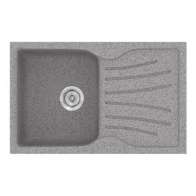 Νεροχύτης Κουζίνας Sanitec Classic 327-04 Granite Grey 78x50cm Νεροχύτης Κουζίνας Sanitec Classic 327-04 Granite Grey 78x50cm