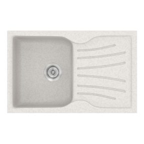 Νεροχύτης Κουζίνας Sanitec Classic 327-14 Metallic Ice 78x50cm Νεροχύτης Κουζίνας Sanitec Classic 327-14 Metallic Ice 78x50cm