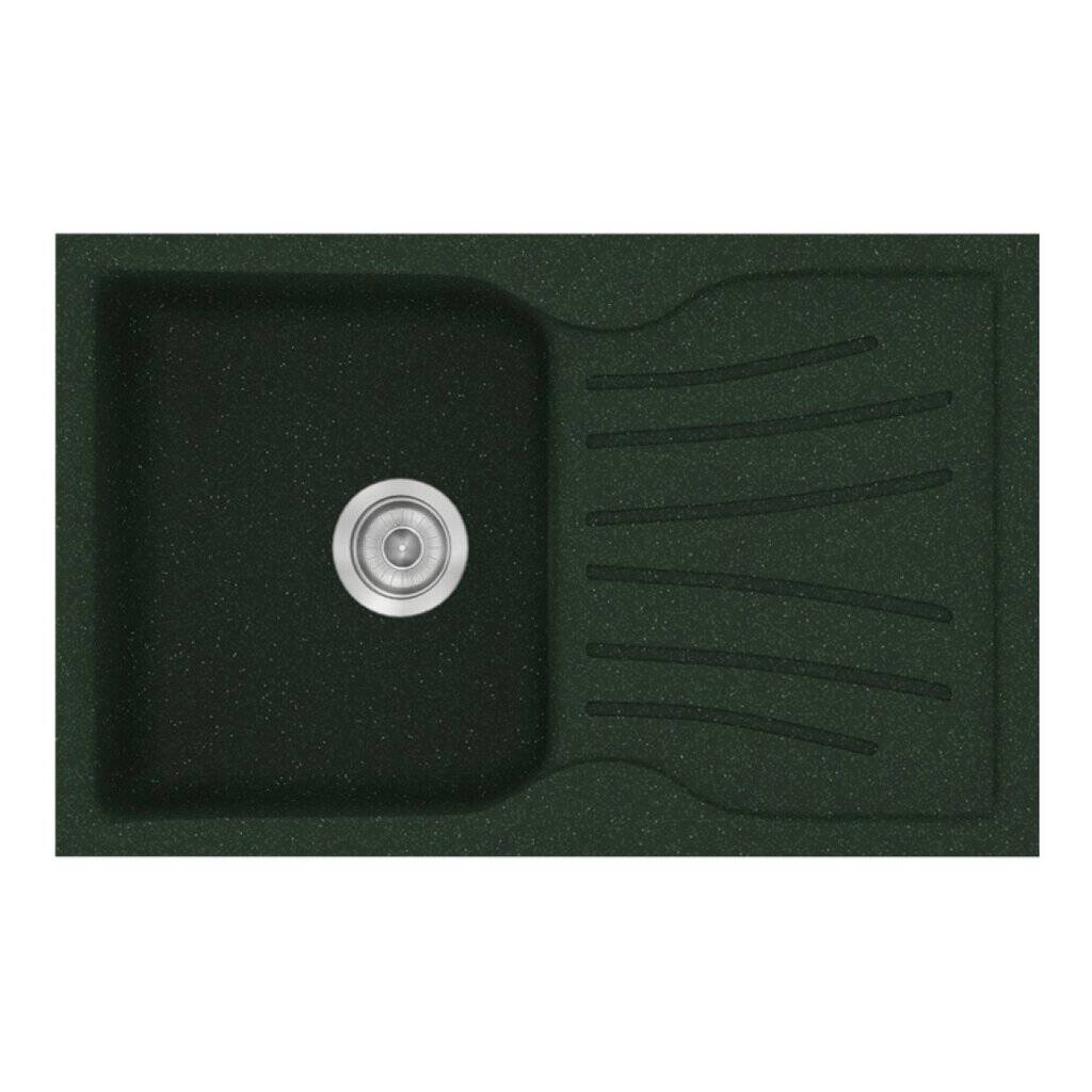 Νεροχύτης Κουζίνας Sanitec Classic 327-19 Granite Green 78x50cm Νεροχύτης Κουζίνας Sanitec Classic 327-19 Granite Green 78x50cm