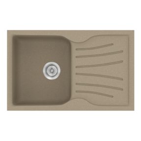 Νεροχύτης Κουζίνας Sanitec Classic 327-42 Granite Taupe 78x50cm Νεροχύτης Κουζίνας Sanitec Classic 327-42 Granite Taupe 78x50cm