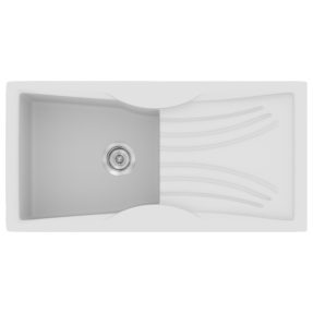 Νεροχύτης Κουζίνας Sanitec Classic 328-00 White 99x51cm Νεροχύτης Κουζίνας Sanitec Classic 328-00 White 99x51cm