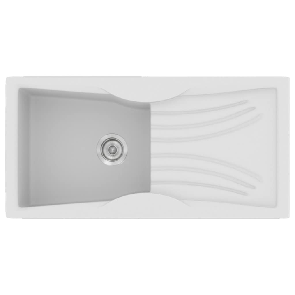 Νεροχύτης Κουζίνας Sanitec Classic 328-00 White 99x51cm Νεροχύτης Κουζίνας Sanitec Classic 328-00 White 99x51cm