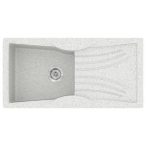 Νεροχύτης Κουζίνας Sanitec Classic 328-01 Granite White 99x51cm Νεροχύτης Κουζίνας Sanitec Classic 328-01 Granite White 99x51cm