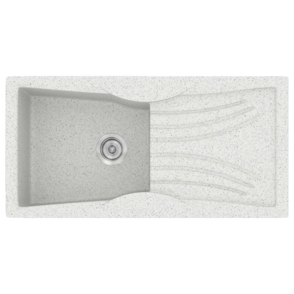 Νεροχύτης Κουζίνας Sanitec Classic 328-01 Granite White 99x51cm Νεροχύτης Κουζίνας Sanitec Classic 328-01 Granite White 99x51cm